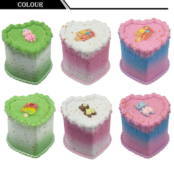 彩色蛋糕造型 - 金屬研磨器