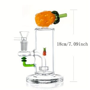 18cm手工兩用加厚玻璃BONG